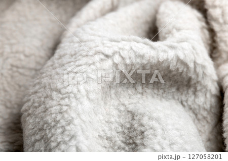 Soft fabric texture background with faux fur Soft fabric texture background with faux fur 127058201