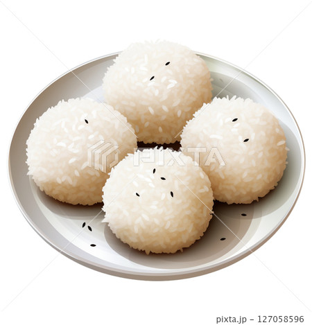 Sticky rice balls 127058596
