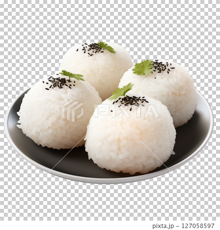 Sticky rice balls 127058597