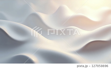 Light Reflections on Curved Metallic Surface Texture 127058696