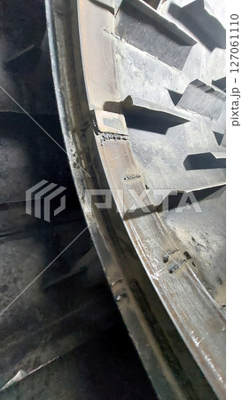 Metal Components Found Inside a Clothing Dryer Drum During Maintenance Inspection 127061110