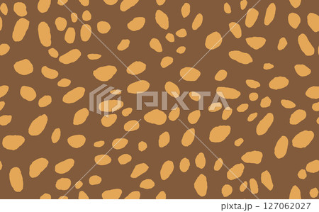Abstract modern leopard seamless pattern. Animals trendy background. Color decorative vector stock illustration for print, card, postcard, fabric, textile. Modern ornament of stylized skin Abstract modern leopard seamless pattern. Animals trendy background. Color decorative vector stock illustration for print, card, postcard, fabric, textile. Modern ornament of stylized skin 127062027