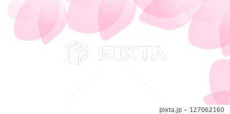 Spring illustration with tulips. Happy birthday, holiday, celebration greeting and invitation card. Colorful floral banner with flowers on light background. Modern floral compositions. Copy space 127062160