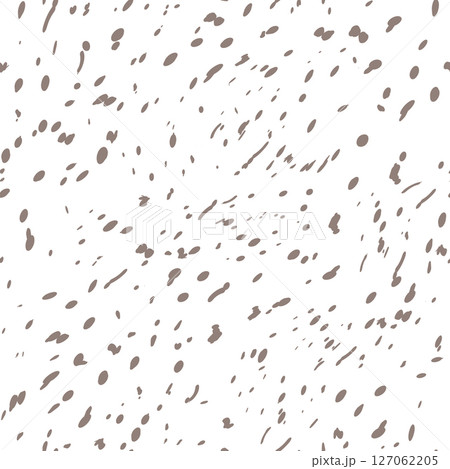 Abstract fashion monochrome polka dots background. Color seamless pattern with textured circles. Template design for invitation, poster, card, flyer, banner, textile, fabric. Halftone card 127062205