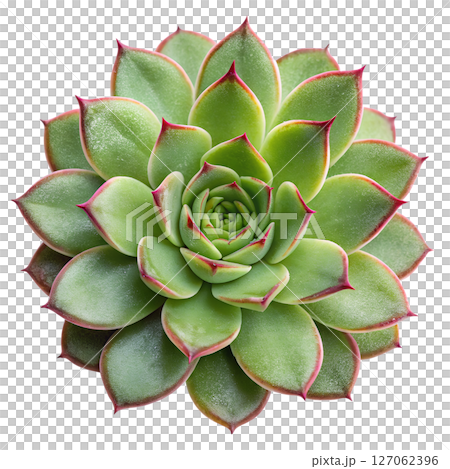 Succulent plant isolated on transparent background, greenhouse plant, desert flora minimalist style 127062396