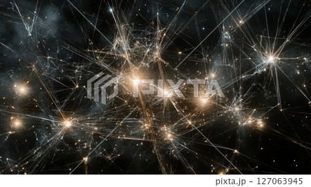 Cosmic Web with Bright Stars and Galaxies 127063945