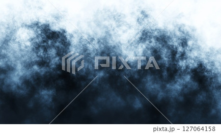 Abstract Blue and White Cloudy Sky Background 127064158