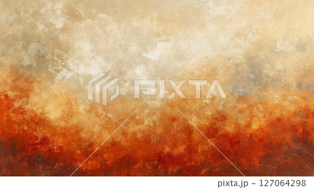 Abstract Textured Painting with Warm Colors Abstract Textured Painting with Warm Colors 127064298