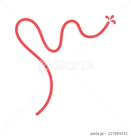 Blood transfusion laboratory hose cartoon 127064351