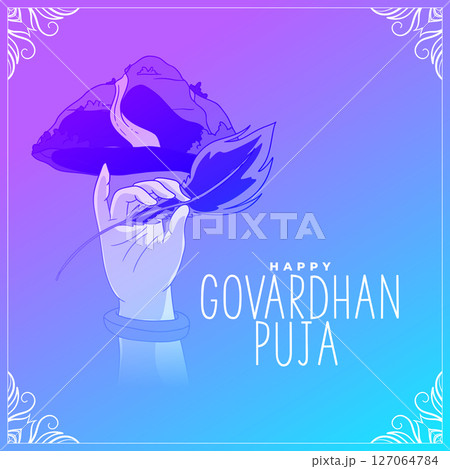 indian festival govardhan puja event background design indian festival govardhan puja event background design 127064784