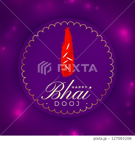 indian festival bhai dooj religious card brother sister bonding 127065206