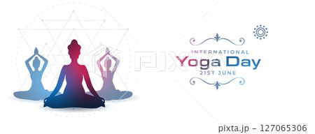21st june international yoga day event poster for relaxation and calmness 127065306