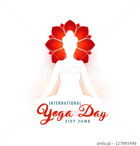 celebrate international yoga day with beautiful background celebrate international yoga day with beautiful background 127065498