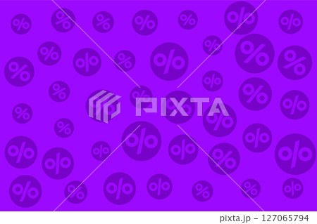 stylish percentage icon pattern background for business marketing 127065794