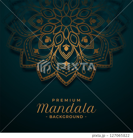 ethnic arabesque style mandala pattern background 127065822