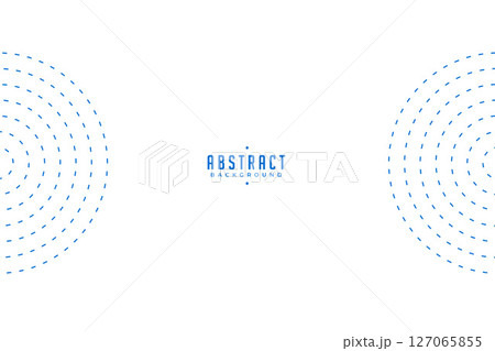 geometric round shape dotted texture background design 127065855