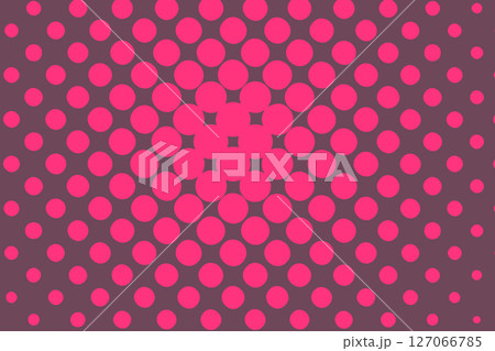 Pop art creative concept colorful comics book magazine cover. Polka dots colorful background. Cartoon halftone retro pattern. Abstract template design for poster, card, sale banner, empty bubble 127066785