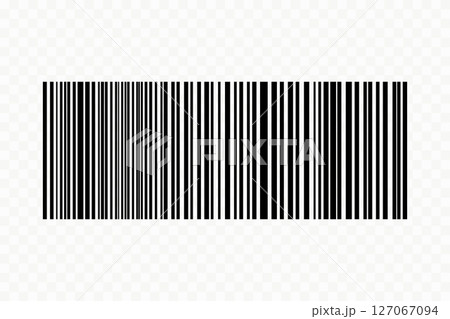 Barcode isolated on white background. Code stripes sticker. Barcode labels, customers qr code Barcode isolated on white background. Code stripes sticker. Barcode labels, customers qr code 127067094