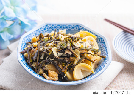 わらびとハチクの煮物 127067112