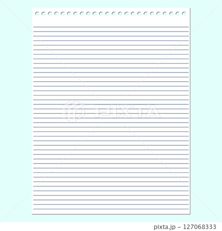 Grid paper. Abstract lined background with color graph. Geometric pattern for school, wallpaper, textures, notebook. Lined blank on transparent background 127068333
