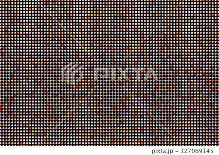 Dark multicolor dotted background, colorful vector texture with circles. Glitter abstract illustration with blurred drops of rain. Pattern for ads, web page, wallpaper, poster, banner. Copy space Dark multicolor dotted background, colorful vector texture with circles. Glitter abstract illustration with blurred drops of rain. Pattern for ads, web page, wallpaper, poster, banner. Copy space 127069145