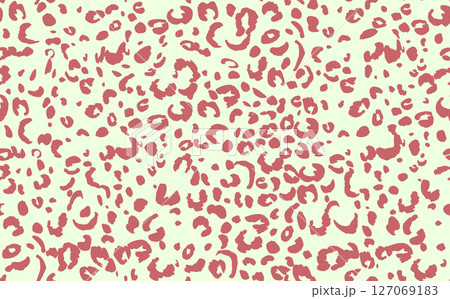 Abstract modern leopard seamless pattern. Animals trendy background. Color decorative vector stock illustration for print, card, postcard, fabric, textile. Modern ornament of stylized skin 127069183