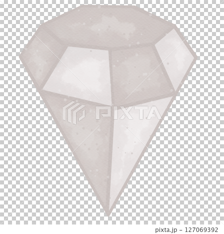 green gem stone isolated on white background 127069392