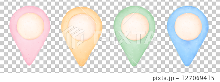 map pin,color for map and pin map pin,color for map and pin 127069415