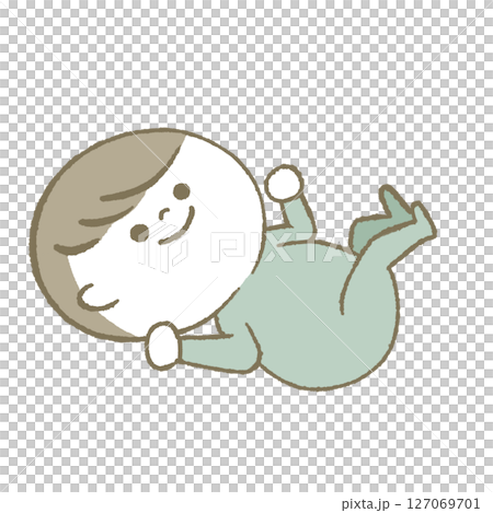 Happy baby, light blue 127069701