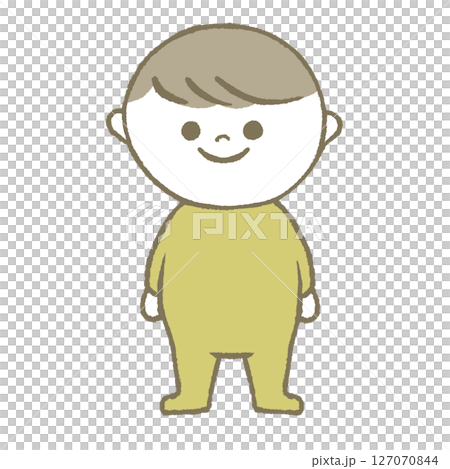 站立的嬰兒微笑 站立的嬰兒微笑 127070844