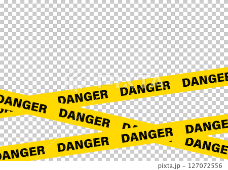 Danger/prohibition tape DANGER tape background 127072556