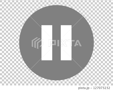 暫停按鈕圖示（灰色） 127073232