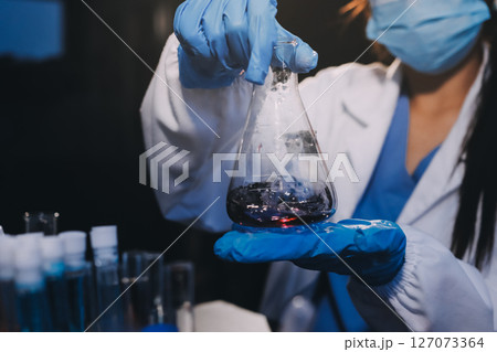 scientist working at the laboratory scientist working at the laboratory 127073364