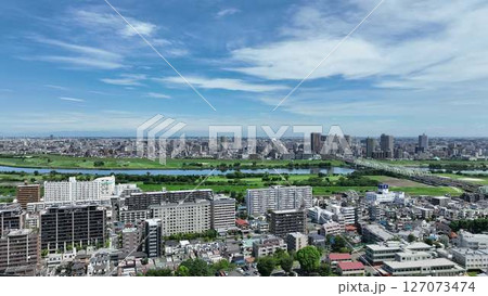 埼玉上空を空撮 127073474