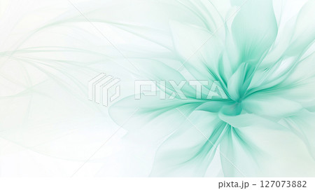 柔らかく舞う抽象的な花のアート背景（AI生成画像） 127073882