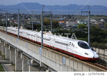 【JR九州】N700S8000番台「かもめ」（西九州新幹線：新大村〜嬉野温泉） 127074140