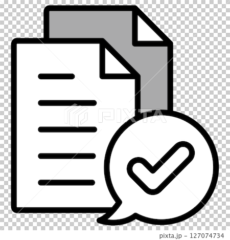 Illustration icon material: Document file Illustration icon material: Document file 127074734