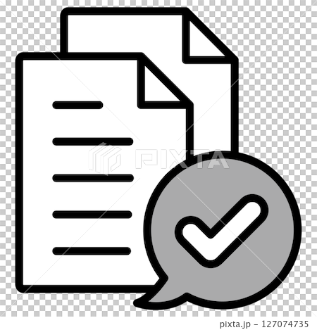 Illustration icon material: Document file Illustration icon material: Document file 127074735