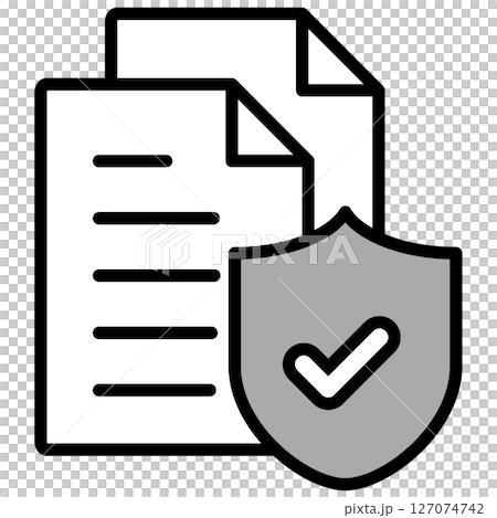 Illustration icon material: Document file Illustration icon material: Document file 127074742