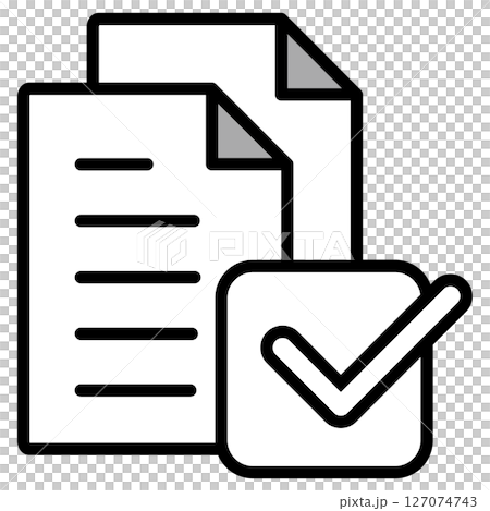 Illustration icon material: Document file Illustration icon material: Document file 127074743