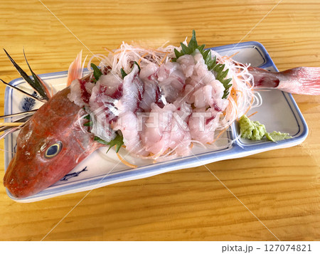 ホウボウの姿造り刺身 127074821