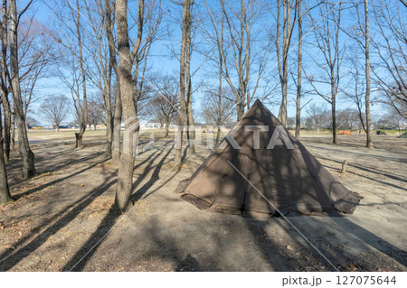 埼玉県富士見市、びん沼自然公園のキャンプ場 127075644