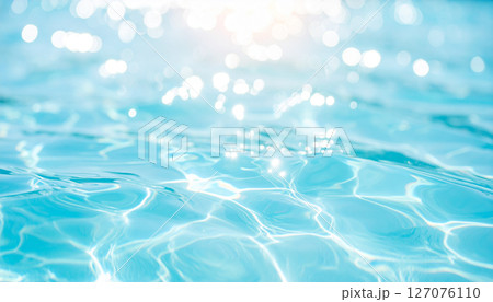 青い水面 127076110