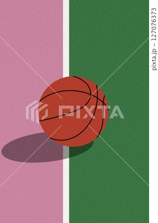 Basketball field and ball. Basketball stickers banner Isolated objects. Elements for design and web applications. vector stock illustration for print design, sports typography. Basketball field and ball. Basketball stickers banner Isolated objects. Elements for design and web applications. vector stock illustration for print design, sports typography. 127076373