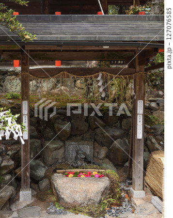 八大神社　花手水 127076585