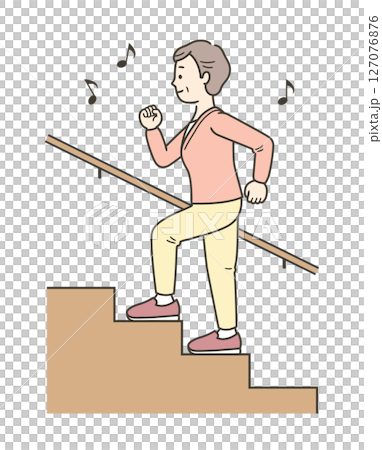 高級女子爬樓梯 127076876