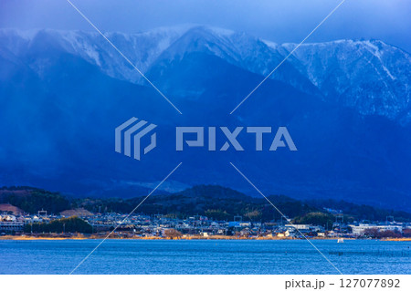 琵琶湖大橋,琵琶湖大橋より,琵琶湖,湖,風景,景観,景色,屋外,滋賀県,日本,冬,バックグラウンド, 127077892