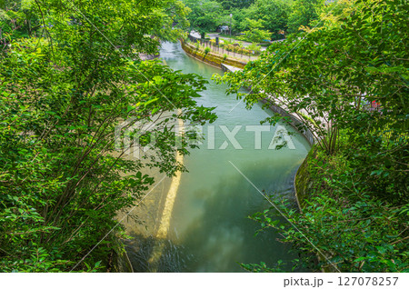 琵琶湖疏水　諸羽トンネル入口付近　京都市 127078257