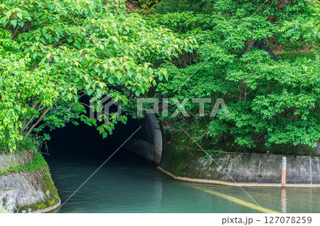 琵琶湖疏水 諸羽トンネル入口 京都市 琵琶湖疏水 諸羽トンネル入口 京都市 127078259