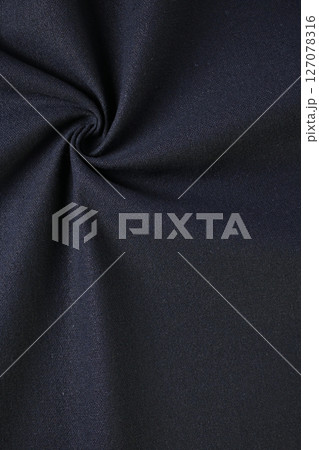 black cotton texture of fabric textile industry, abstract dark image for fashion cloth 127078316